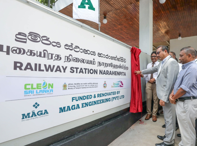 Renovated Narahenpita Railway Station Reopens to the Public under the ‘Dream Destination’ Initiative